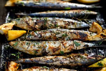 Cooked sardines