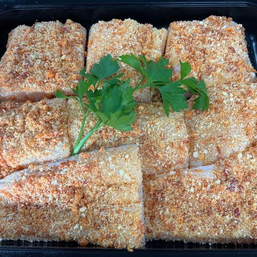 'Cornish Catch' with Chorizo Crumb