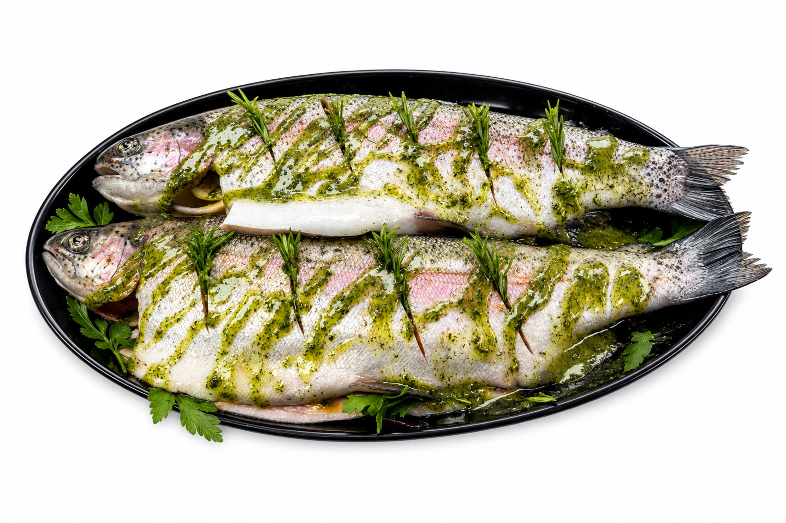 XL MArinated trout