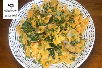 Creamy Clam & Crayfish Farfalle