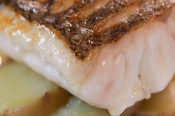 Hake with Mussels and Sea Vegetables by Chef Jon Fell