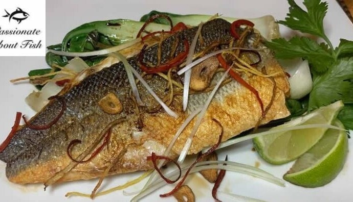 Sea Bass With Crispy Ginger and Garlic