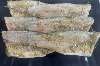 Marinated Bass Fillets