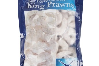 Raw Peeled King Prawns - FROZEN