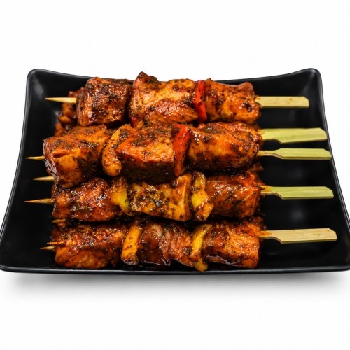 Salmon Kebabs - Jerk