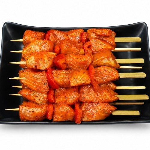 Salmon Kebab - Moroccan Spiced